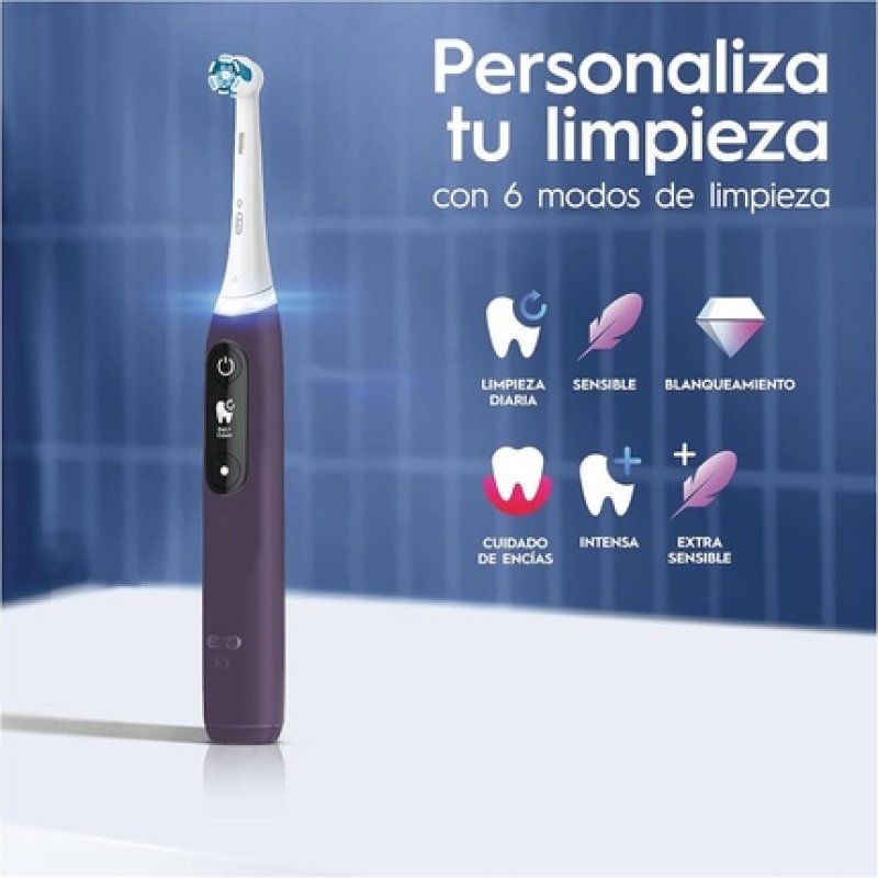 Oral-B iO 8N Electric Toothbrush Violet with Bluetooth