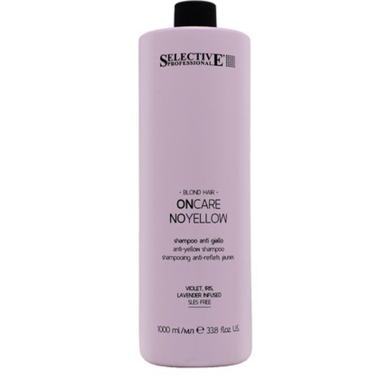 Selective Professional On Care No Yellow Shampoo 1000ml Anti Yellow Shampoo