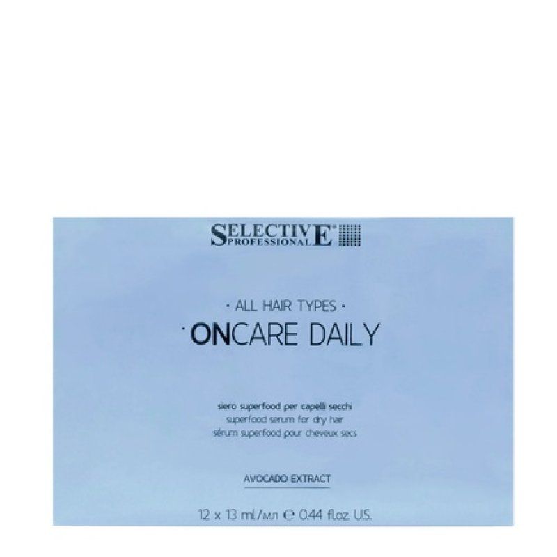 Selective Professional Avocado Shot Hair Superfood 12x13ml Protective Treatment