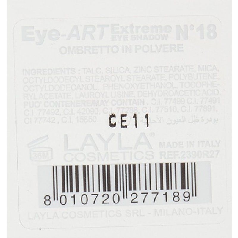 Layla Cosmetics Milano Eye Art 18
