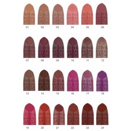 LAYLA Cosmetics Immoral Matte Lipstick N.22 Tgif