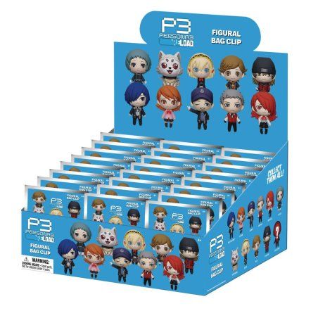 PERSONA 3 RELOAD - Series 1 - 3D Foam Bag Clip (Display 24 Pcs)