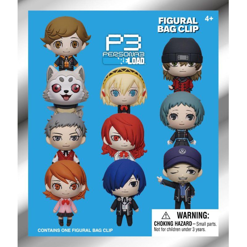 PERSONA 3 RELOAD - Series 1 - 3D Foam Bag Clip (Display 24 Pcs)
