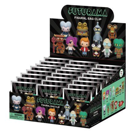 FUTURAMA - Series 1 - 3D Foam Bag Clip (Display 24 Pcs)
