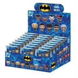 BATMAN ANIMATED - Series 1 - 3D Foam Bag Clip (Display 24 Pcs)