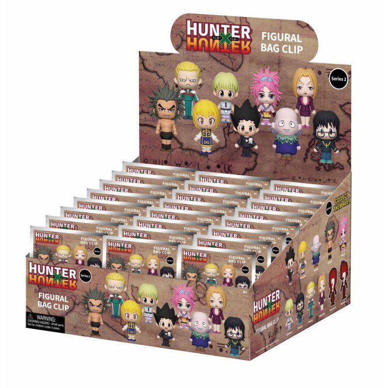 HUNTER X HUNTER - Series 2 - 3D Foam Bag Clip (Display 24 Pcs)