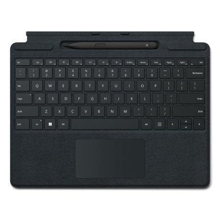 Microsoft 8X8-00150 mobile device keyboard Microsoft Cover port Black