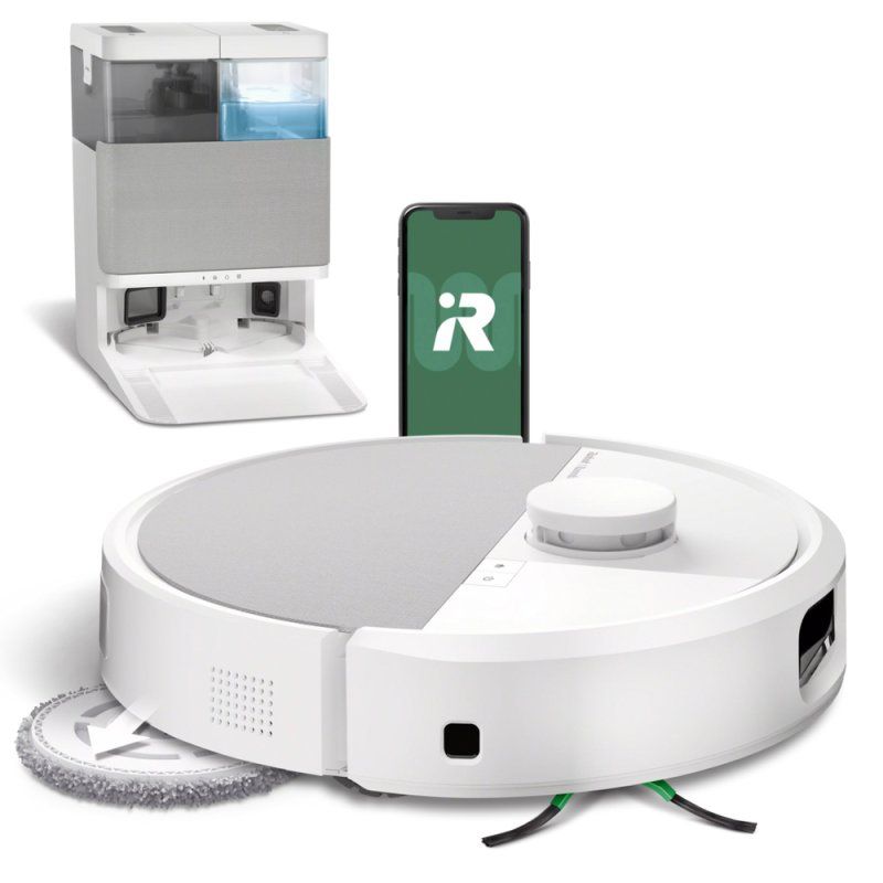 iRobot Roomba Plus 505 Combo Robot AutoWash Dock Blanc