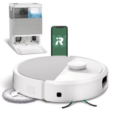 iRobot Roomba Plus 505 Combo Robot AutoWash Dock White
