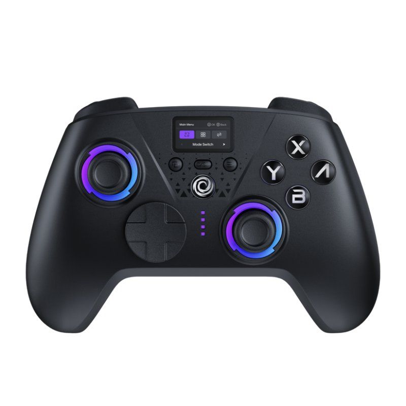 Oniverse Wireless Bluetooth controller with screen Aura - Void Black (Nintendo Switch 2 / Switch / PC / Mobile)