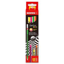 Kores - School Pencils - 12-pack - Neon (792306)