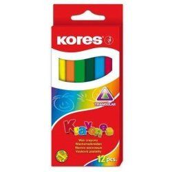 Kores - Wax Crayons - 12 Pack (733101)