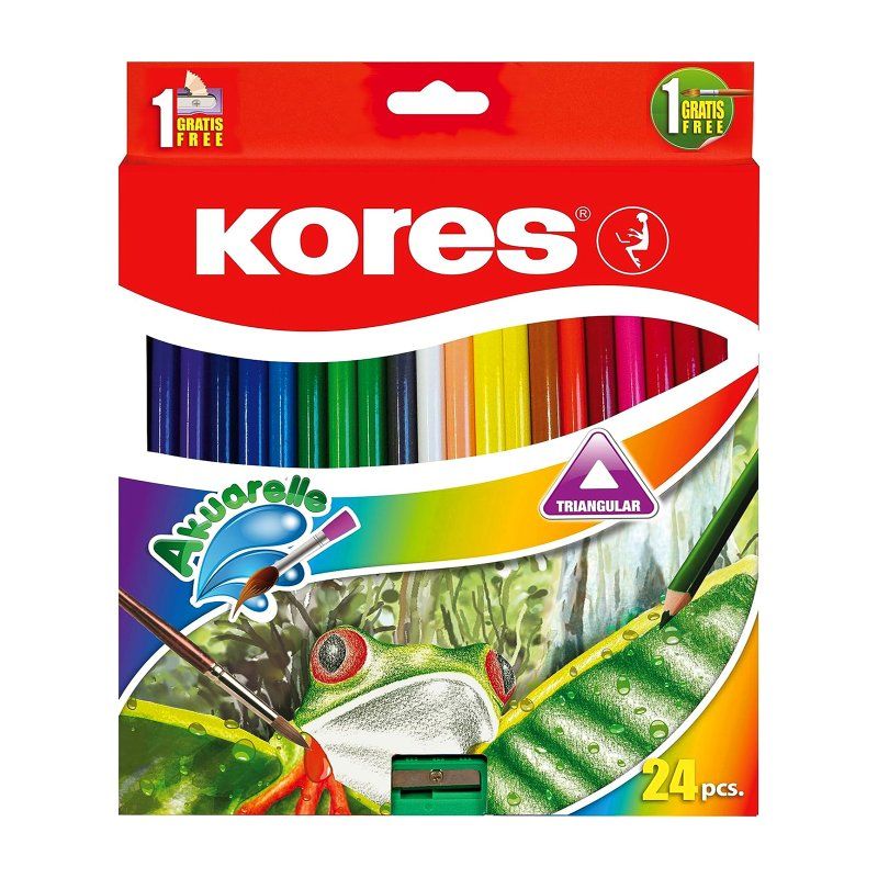 Kores Akuarelle Multicolore 24 pièce(s)