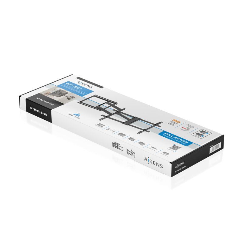 AISENS WT80TSLE-419 support pour téléviseur 2,03 m (80") Noir