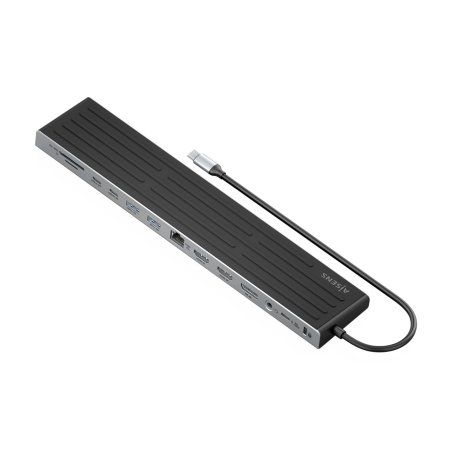 USB-C DOCK AISENS 13 EN 1 USB-C A 2XHDMI 1XDP 1XRJ45 1XSD 1XRANURA KENSINGTON