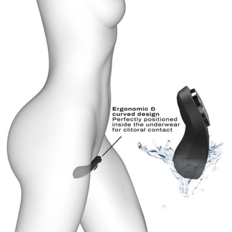 Discreet Vibe and Stimulator with Remote Control