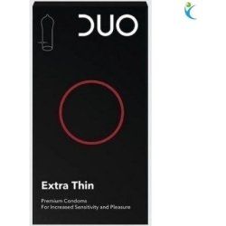 Duo Extra Thin Sensitive Condoms 12 Pieces