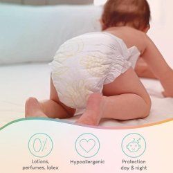 Pillo Baby Nappy Size 2 Mini 48 Kg 917 Lbs Leak Protection For Newborn Sensitive Skin
