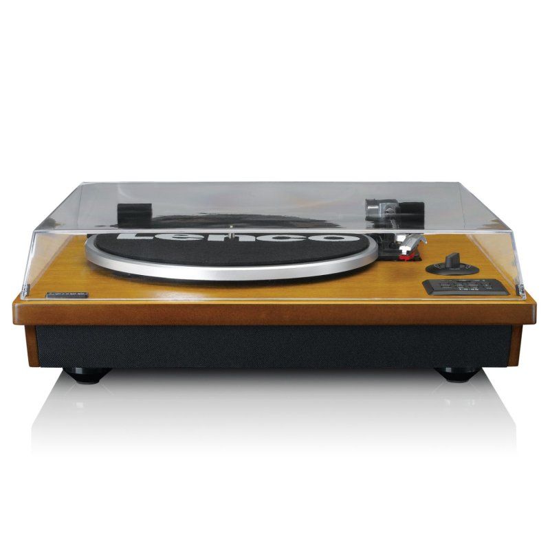 Lenco LS-55WA audio turntable Belt-drive audio turntable Wood Semi Automatic