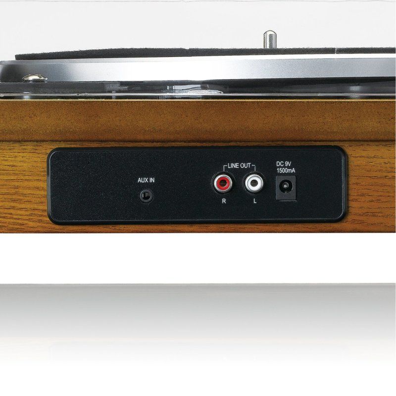 Lenco LS-55WA audio turntable Belt-drive audio turntable Wood Semi Automatic