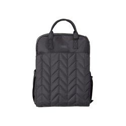 Tineo - Diaper Bag Backpack Quilt - Black