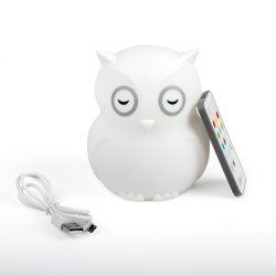 bblüv - Night Light Owl - Touch and Remote Control