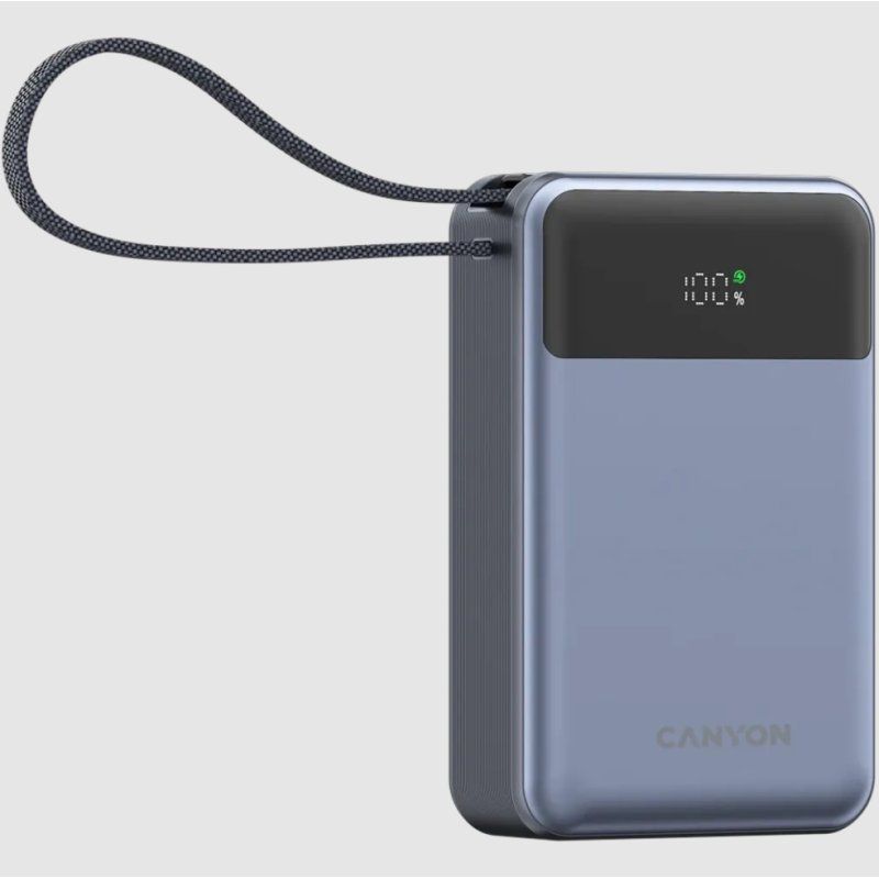 Canyon OnPower 600 Powerbank 20.000 mAh PD65W incl. Cable dark gray