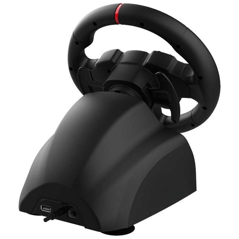 Subsonic Superdrive 220 RS Black USB Steering wheel Pedals Nintendo Switch, PC, PlayStation 4, Xbox One, Xbox Series