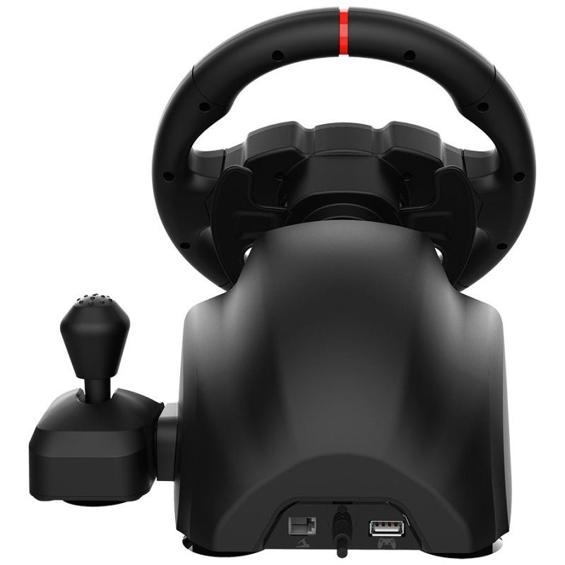 Subsonic Superdrive 220 RS-X Black USB Steering wheel pedals shifter Nintendo Switch, Nintendo Switch 2, PC,