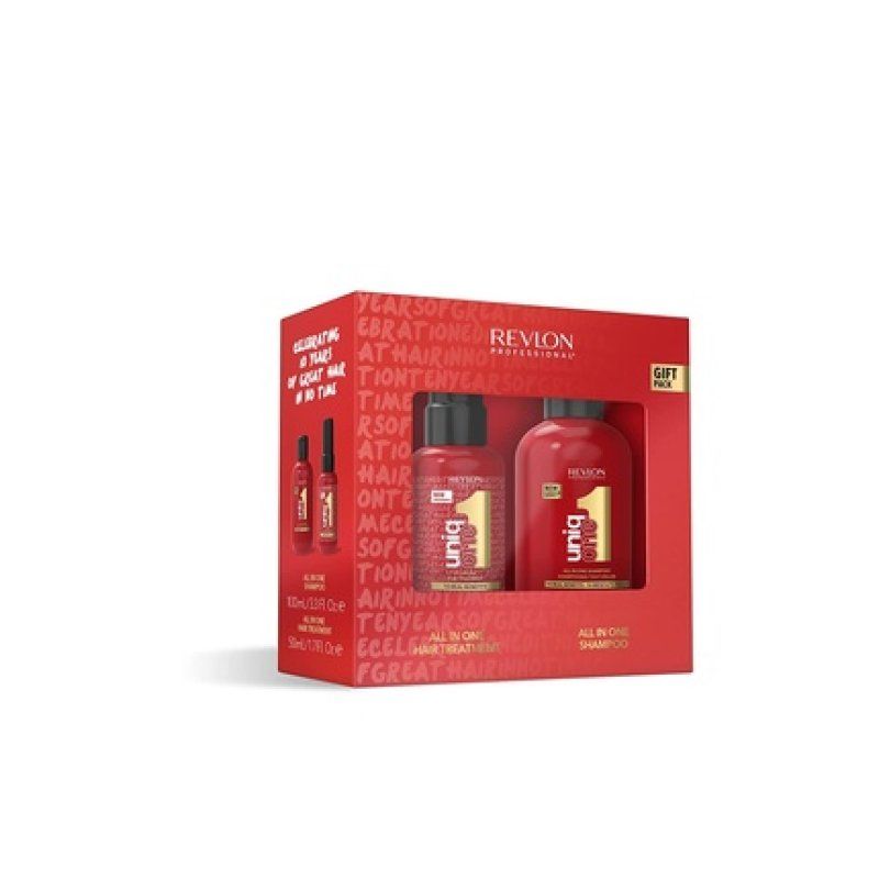 UniqOne Shampoo and Hair Treatment Special Edition Hair Care Set - Gift Bundle