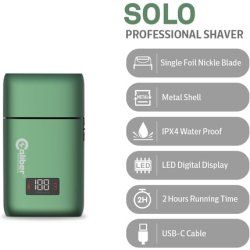 Caliberpro Solo Single Foil Professional Shaver with Digital Display Cordless