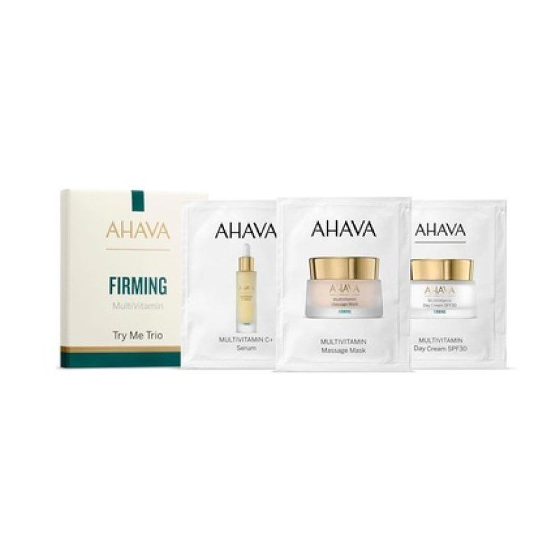Ahava Firming Kit with Multivitamin Mask, Day Cream SPF 30 & C Serum