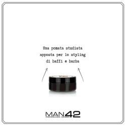 Man42 Moustache Wax Beard Wax Polish Styling Wax 50ml