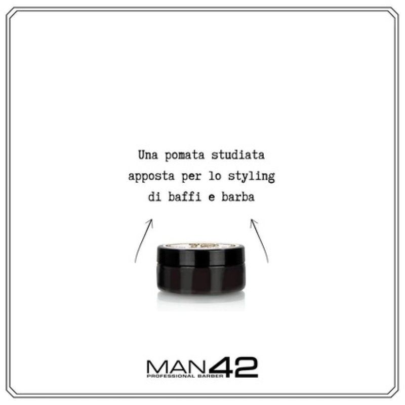 Man42 Moustache Wax Beard Wax Polish Styling Wax 50ml