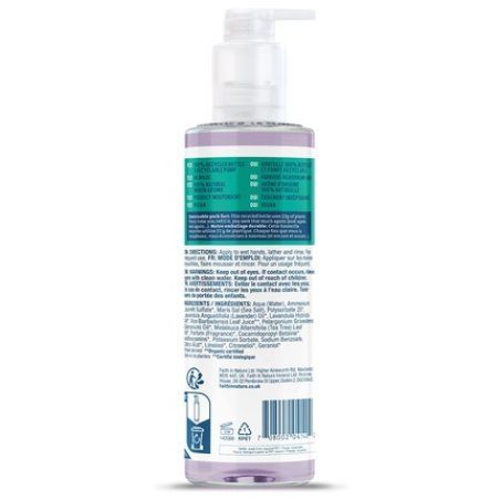 Faith In Nature Natural Lavender Geranium Hand Wash Soothing Vegan