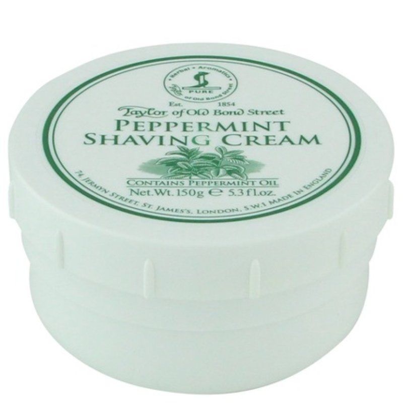 Taylor of Old Bond Street Peppermint Shaving Cream 150g
