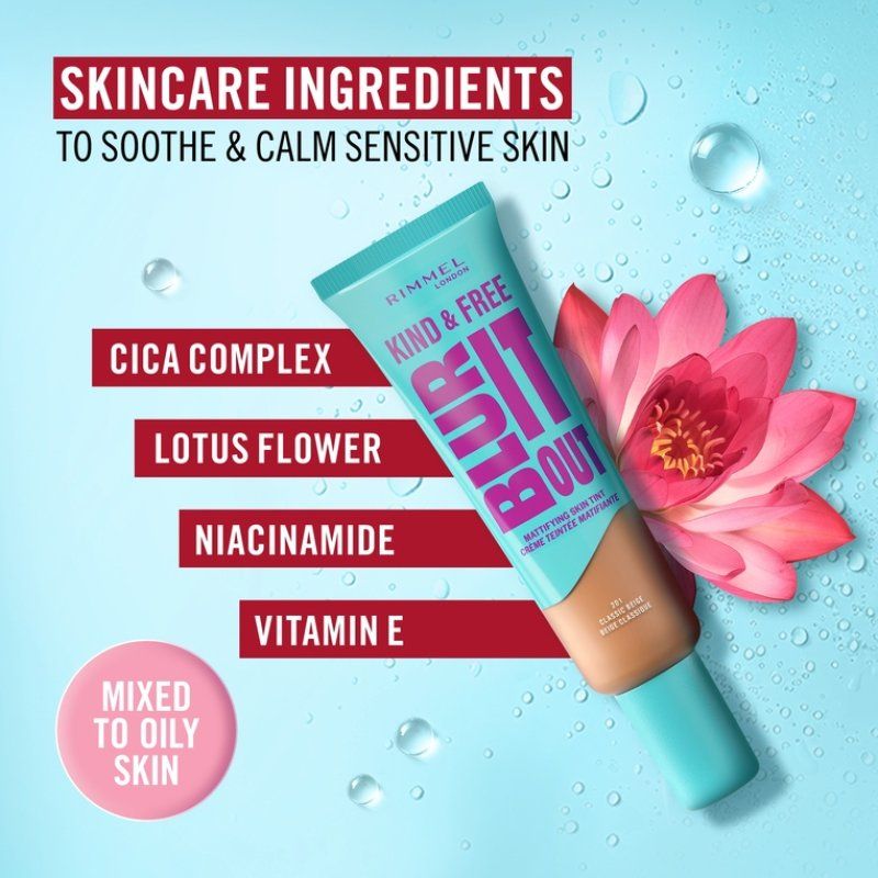 Rim Rg Kind & Free Blur It Out Skin Tint 103 True Ivory