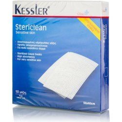 Kessler Stericlean Sterile Gauzes 36x40 Cm Pack Of 10