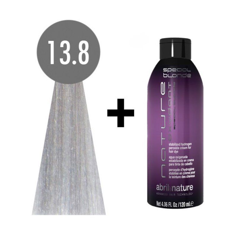 abril et nature Naturecolor Plex 13.8 120ml. Ultra Blue Lightener Nature Oxydant Special Blonde 120ml.
