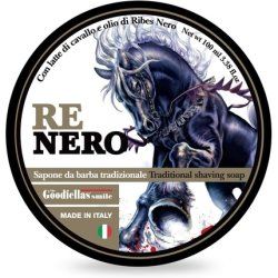 The Goodfellas' Smile Traditional Shaving Soap Re Nero 100ml Made In Italy 300g