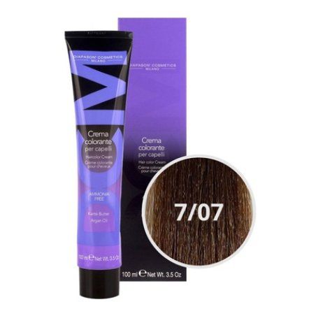 DCM Hair Color Cream Ammonia Free 7/07 Brown 100ml
