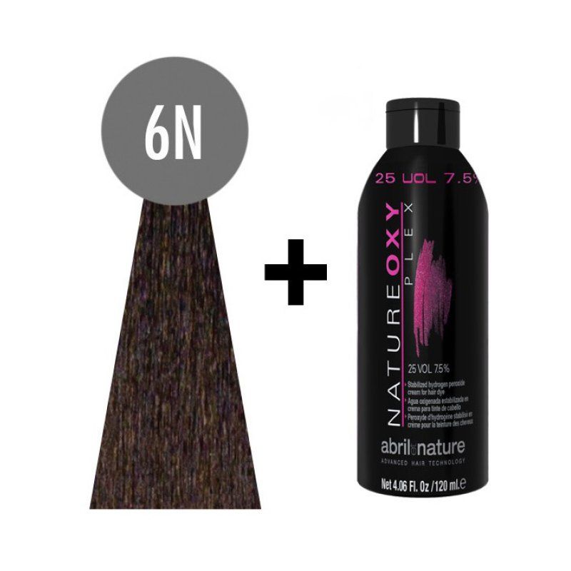 Abril Et Nature Color Plex Hair Color 6n Natural Dark Brown