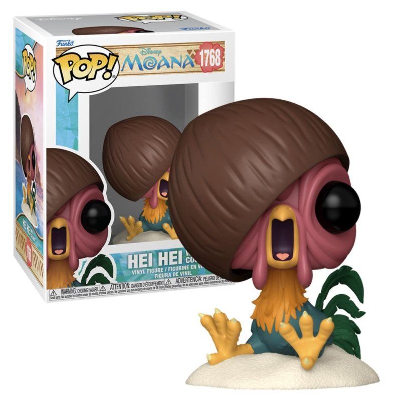 VAIANA - POP Disney N° 1768 - Hei Hei avec noix de coco