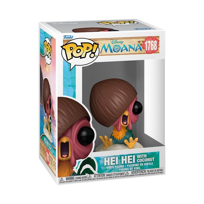 VAIANA - POP Disney N° 1768 - Hei Hei avec noix de coco