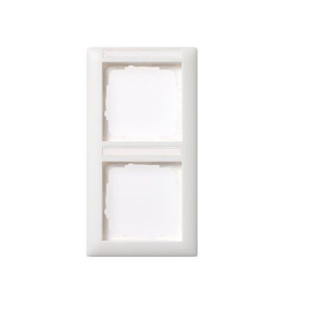 GIRA 110203 Rahmen 2f BSF reinweiß Standard 55 senkrecht