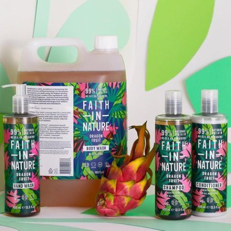 Faith In Nature Natural Dragon Fruit Hand Wash Lotion Revitalizing Vegan