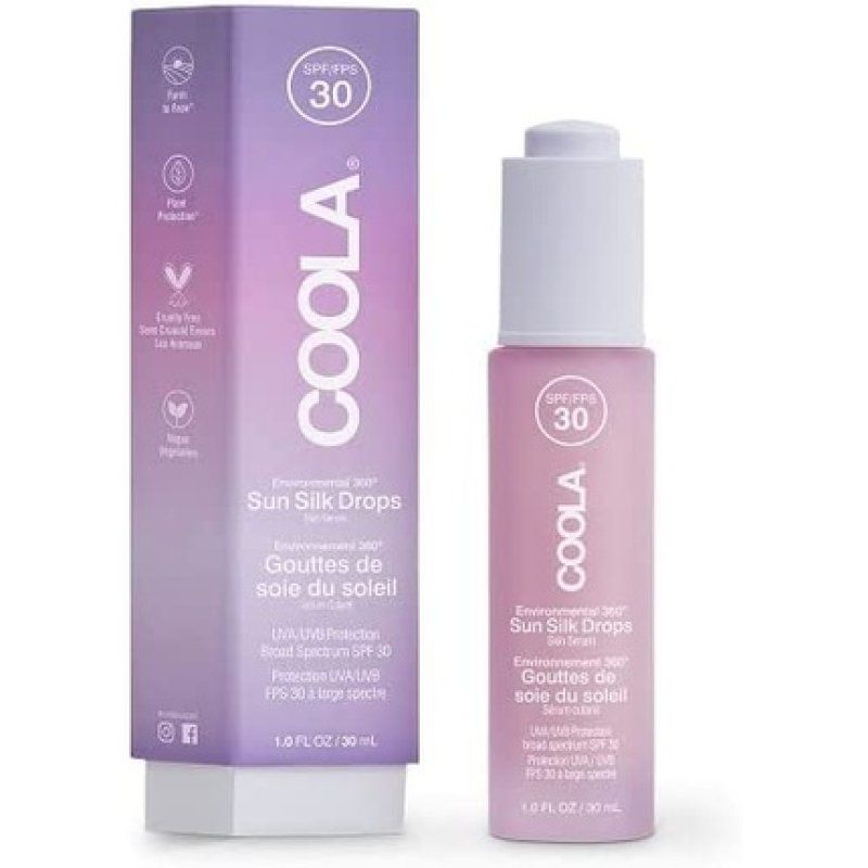 Coola compatible - Classic Full Spectrum Sun Silk Drops Face Sunscreen SPF 30 - 30 ml