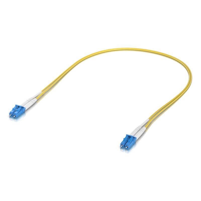 Ubiquiti UACC-OFC-S2-LULU-0.5M-50 câble InfiniBand et à fibres optiques 0,5 m LC LC/LC Jaune
