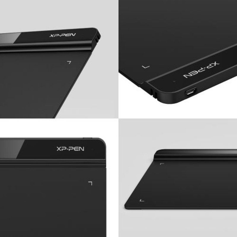 XPPen Star G640 graphic tablet Black 5080 lpi 190 x 162 mm USB