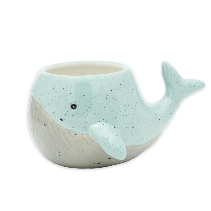 Winkee - Whale Mug - Light Blue and Grey